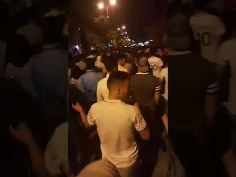 شاهدمسيرة في شوارع وجدة للتنديد بالأحكام الصادرة بحق معتقلي الريف