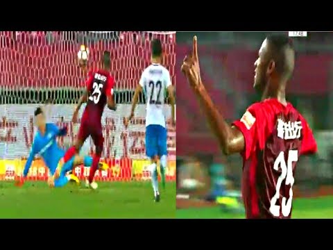 أيوب الكعبي يسجل هدفه الثاني على طريقة بانينكا