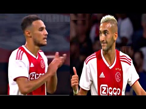 الثنائي المغربي زياش ومزراوي يؤديان مباراة رائعة والجماهير تصفق لهما