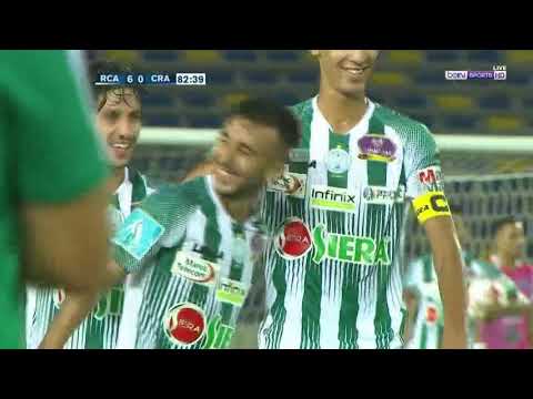 شاهد  زكرياء حدراف يسجل الهدف الخامس للرجاء عن طريق قذيفة رائعة