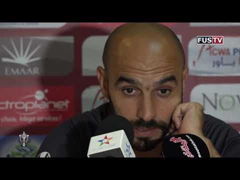 شاهدطاليب والركراكي يتحدثان عن مباراة ثمن نهائي كأس العرش