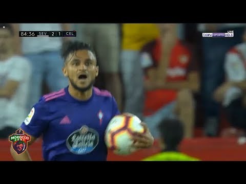 هدف رائع للدولي المغربي سفيان بوفال في مرمى إشبيلية