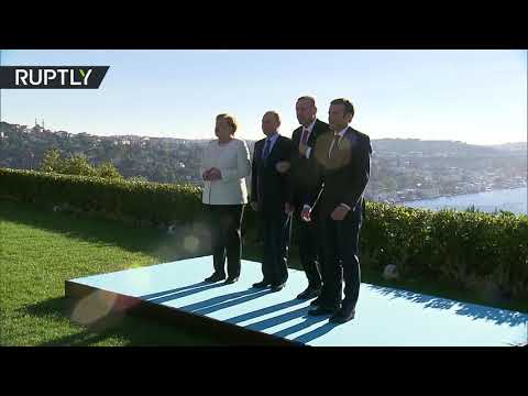 شاهد صورة مشتركة للزعماء المشاركين في القمة الرباعية