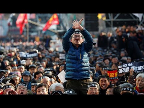 احتجاجات سائقي الأجرة في كوريا الجنوبية