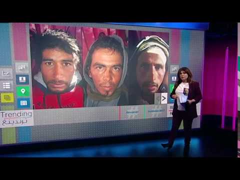 شاهد قوات الأمن المغربية توقف مرتكبي جريمة قتل سائحتين في جبل أطلس