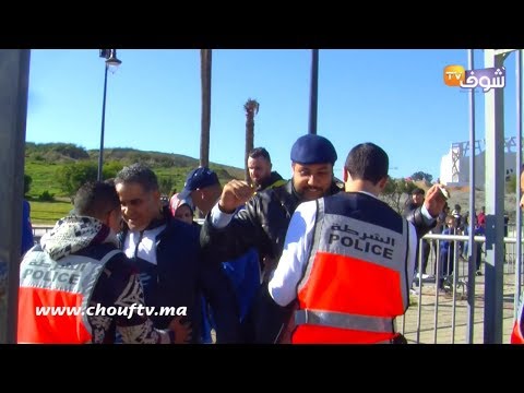 شاهدلحظة توافد جماهير اتّحاد طنجة على ملعب ابن بطوطة
