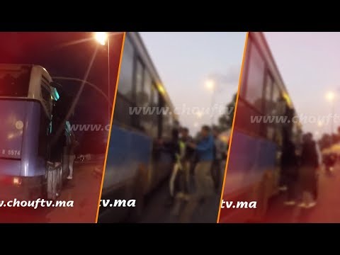 شاهد معاناة سكان الدار البيضاء خلال استقلال حافلات النقل العمومي