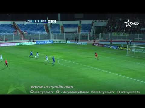 هدف الرجاء الرابع في مرمى الدفاع الحسني الجديدي 