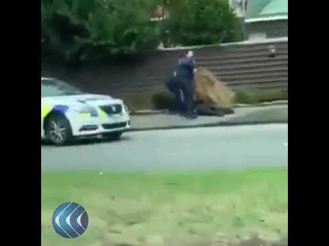 شاهد لحظة القبض على أحد منفذي الهجوم الإرهابي