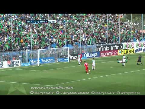 شاهد الهدف الأول لحسنية أغادير ضد الرجاء الرياضي