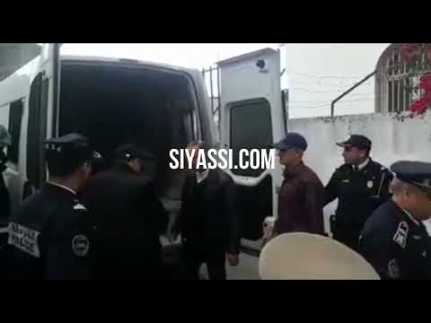 شاهد لحظة إحضار المتهمين في مقتل السائحتين الاسكندينافيتين إلى محكمة سلا