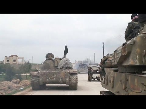 شاهد تعزيزات عسكرية تُنذر بدخول قوات النظام السوري إلى إدلب