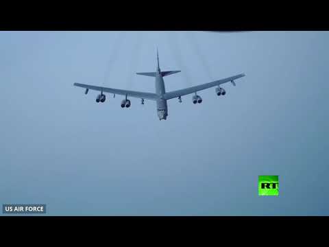 شاهد مقاتلات أميركية وقطرية تحلق في الخليج