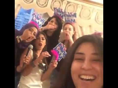 ايتن عامر تحتفل بخطوبتها بـ زغرودة حلوة