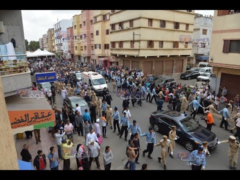 بالفيديو أقوى لحظات جنازة الطيار المغربي ياسين البحثي