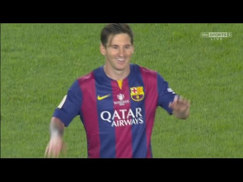 شاهد مهارات ميسي أمام أتليتيك بلباو