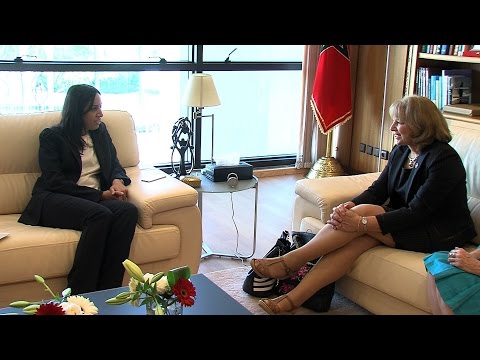 شاهد بوعيدة تستقبل وفدًا برلمانيًا أستراليًا