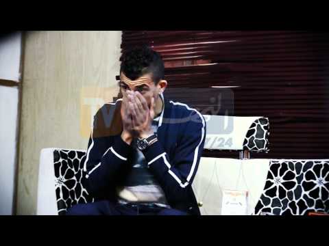 شاهد اللاعب يوسف غزالي يرتعد خوفا من الجن