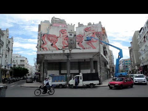 شاهد أفضل رسامين على الجدران في الدار البيضاء