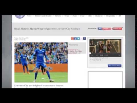 شاهد محرز يجدد عقده رفقة لايستر سيتي إلى 2019