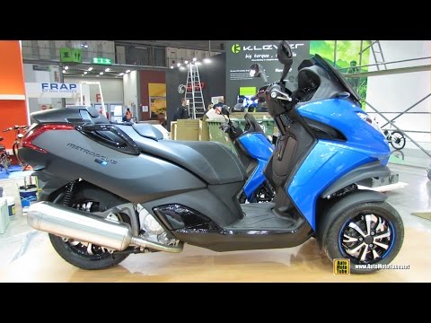شاهد التصميم المميز للدراجة النارية peugeot metropolis 400