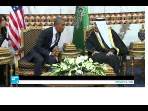 الملك سلمان بن عبدالعزيز في استضافة الرئيس الأميركي