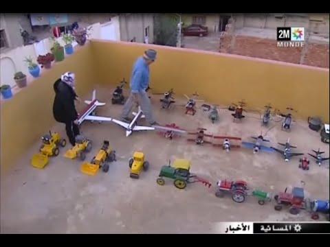 مغربي يحول النفايات إلى سيارات وطائرات
