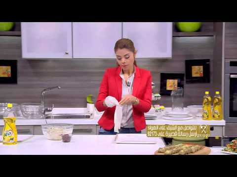 طريقة عمل بسكويت مملح بالزيتون والزعتر