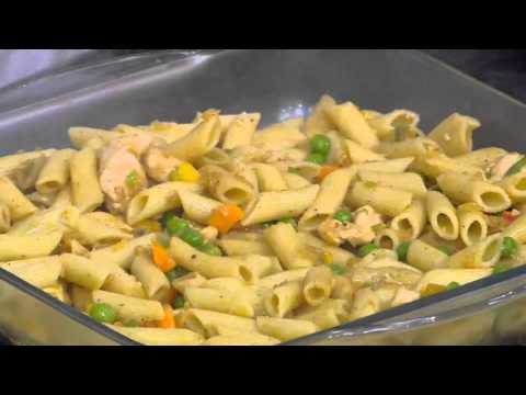 شاهد عمل مكرونة بالخضار في الفرن