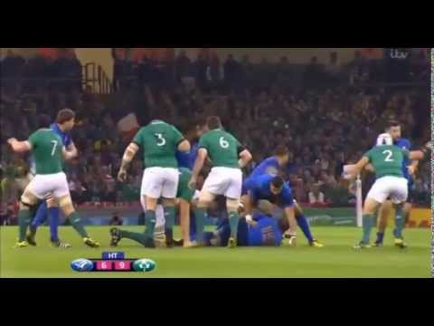 شاهد الكاميرا تفضح لاعب إيرلندي وجه لكمة قوية ضد منافسه