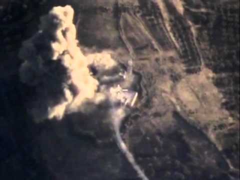 شاهد استهداف مقر قائد في داعش