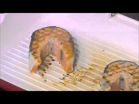 تعلمي طريقة عمل سلمون ستيك بالخضار