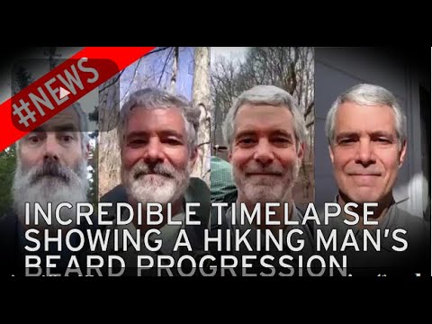 شاهد مسن أميركى يوثق نمو لحيته