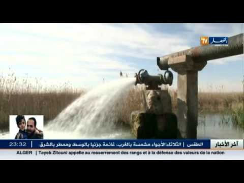 شاهد مشروع جلب مياه الشط الشرقي للقضاء على العطش في تيارت