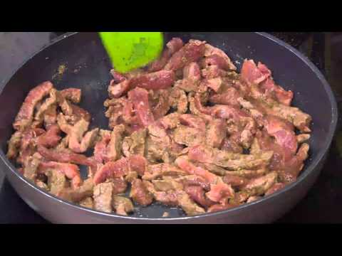 بالفيديو طريقة عمل شاورما لحمة