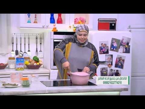 طريقة عمل ورق عنب بكباب الحلة