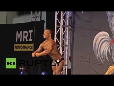 شاهد رياضي في كمال الأجسام مصاب بمتلازمة داون