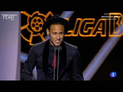 شاهد نيمار يفوز بجائزة أفضل لاعب لاتيني في الليغا الإسبانية