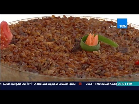 فيديو طريقة عمل طاجن لسان العصفور باللحم