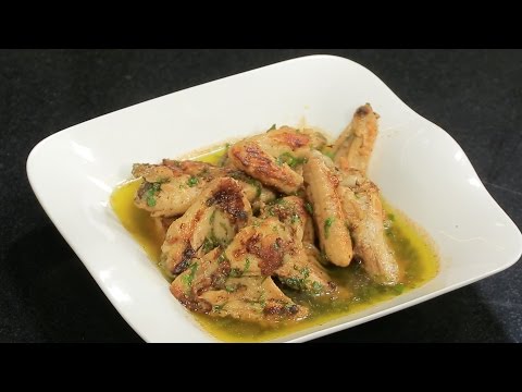 طريقة عمل أجنحة بالكزبرة و الليمون