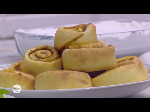 شاهد طريقة عمل سينابون بالقرع