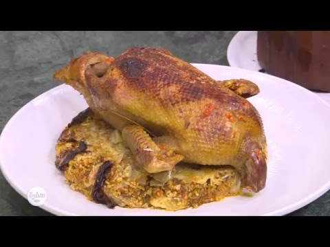 بالفيديو طريقة عمل محشي كرنب مع بط