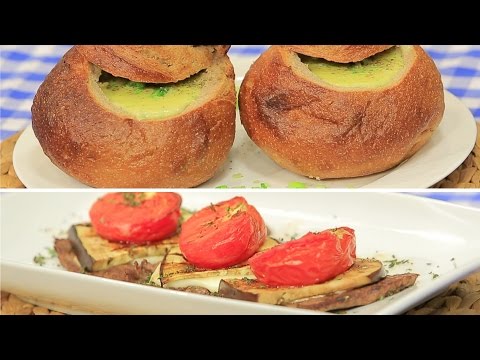 بالفيديو طريقة عمل ستيك بالطماطم والموزريلا وشوربة الجبنة مع القرع