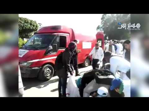 مَشاهد من تعنيف أساتذة الغد