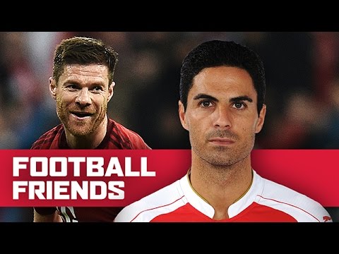 شاهد ألونسو وأرتيتا صداقة من المنشأ