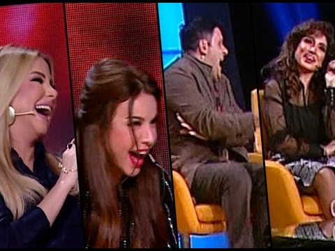 بالفيديو رزان مغربي تسأل روجينا عن بوسة فيلم المصير