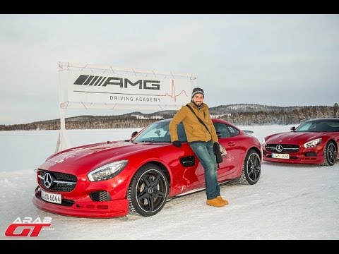 شاهد دريفت مع اكاديمية amg على الثلج