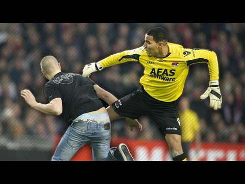 شاهد أقوى 10 لاعبين يصطدمون بالمشجعين داخل الملعب