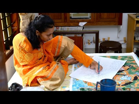 فنانة هندية ولدت بدون ذراعين وأصبحت رسامة عالمية