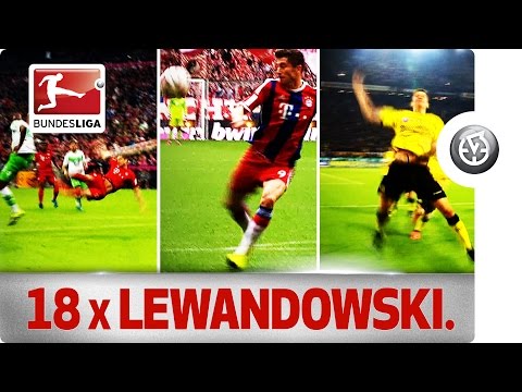 أهداف ليفاندوفسكي في مرمى كل أندية بوندسليجا